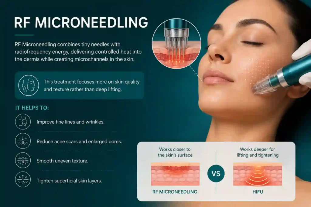 What Does RF Microneedling Do That HIFU Alone Cannot Barr Common